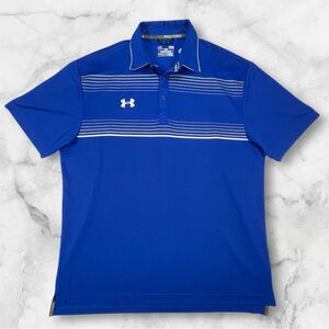 Under Armour Men’s Loose HeatGear Golf Polo Sz Large
